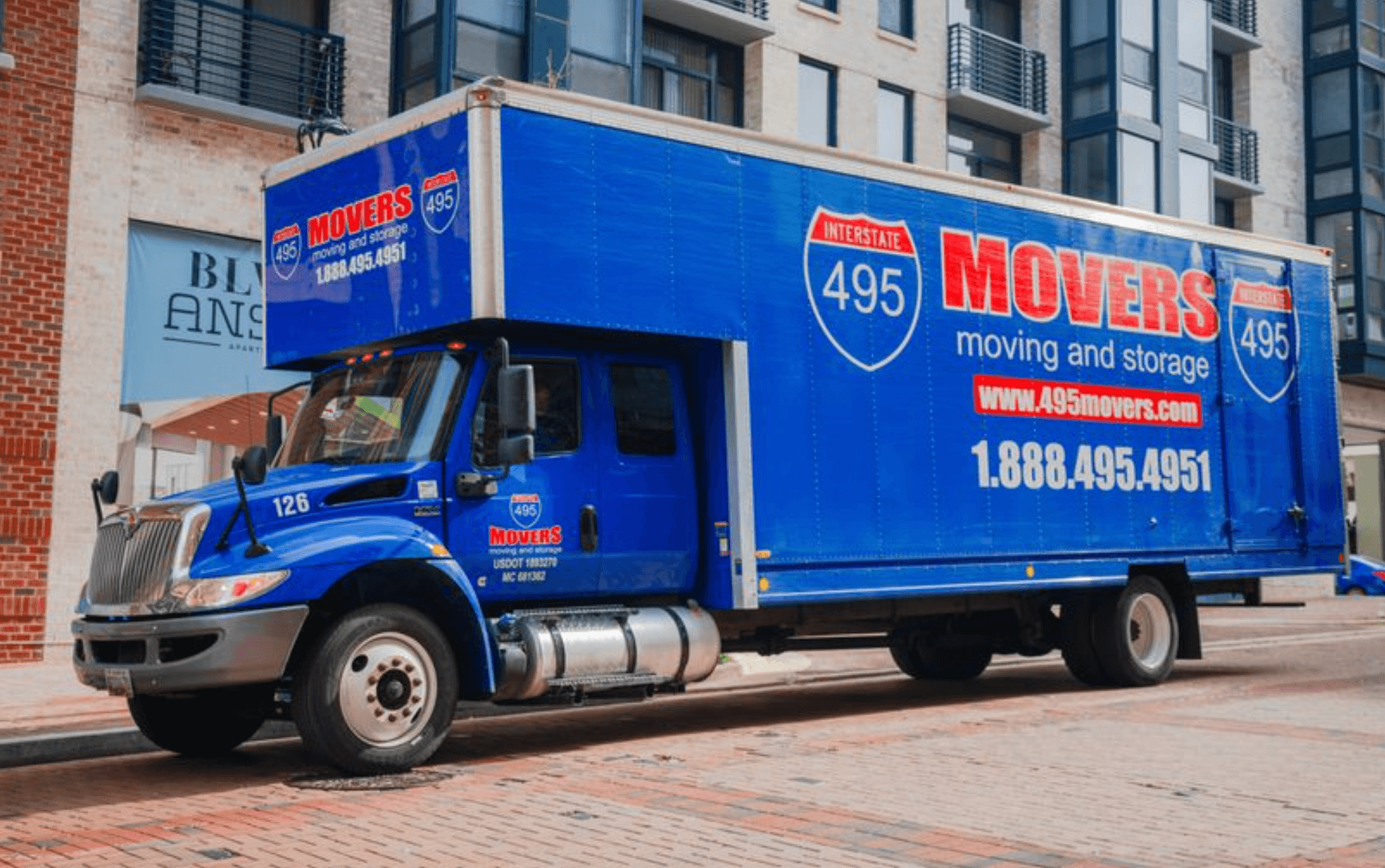 495 Movers, Inc. moving truck