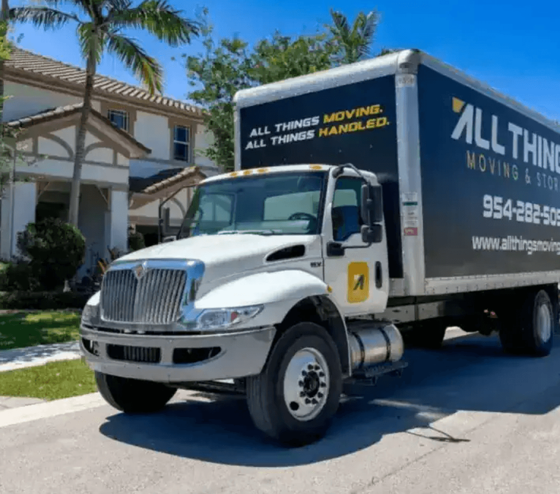 All Things Moving & Storage truck