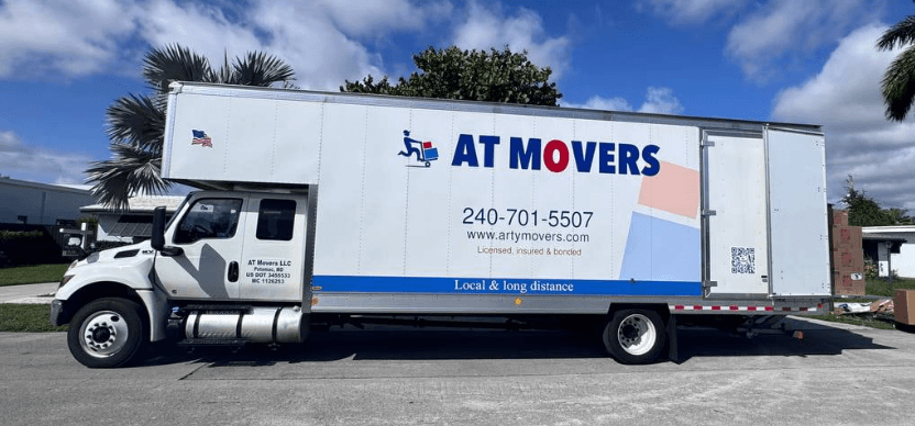 AT Movers LLC moving truck