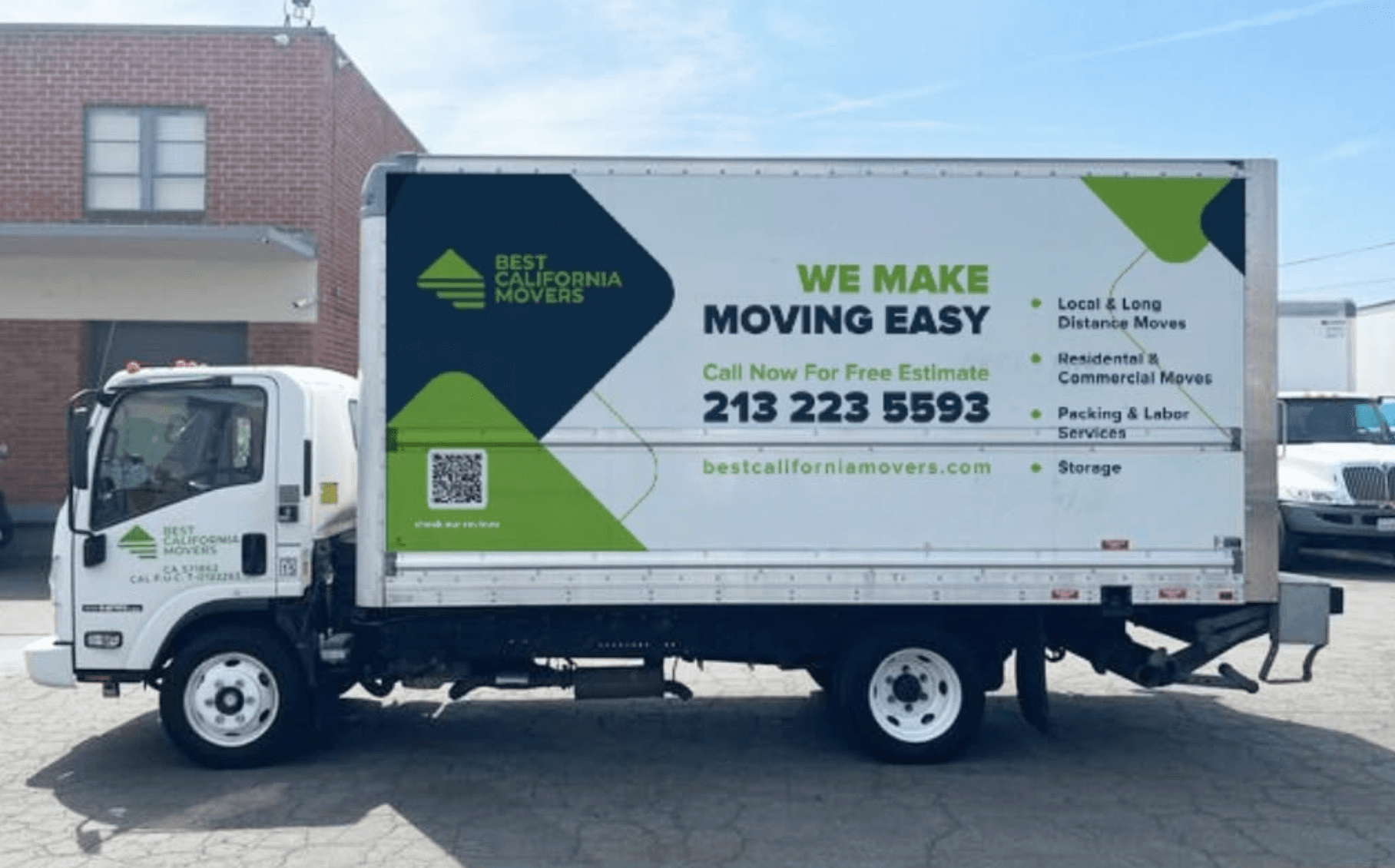 Best California Movers moving truck