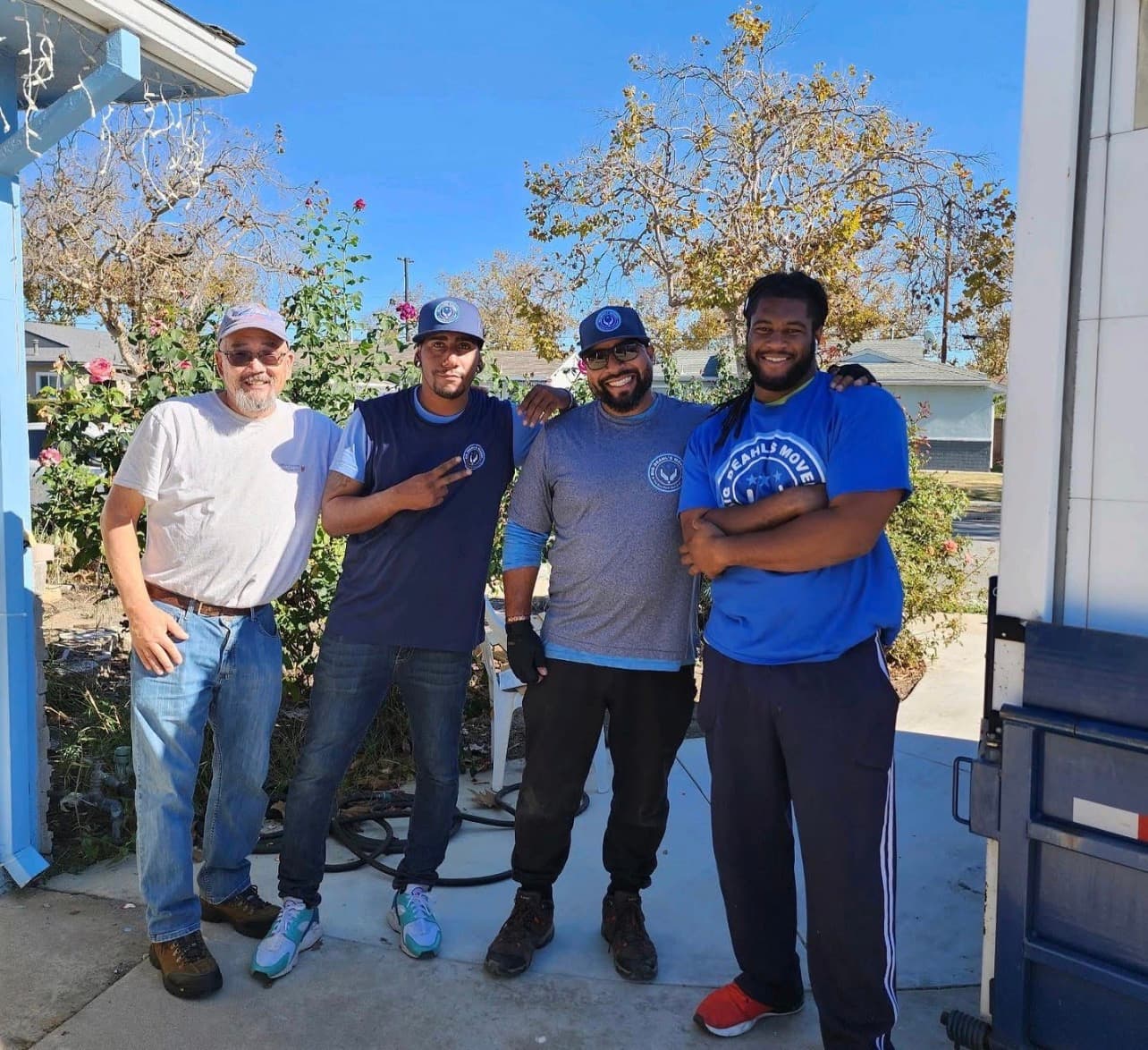 Big Deahl's Movers crew team photo