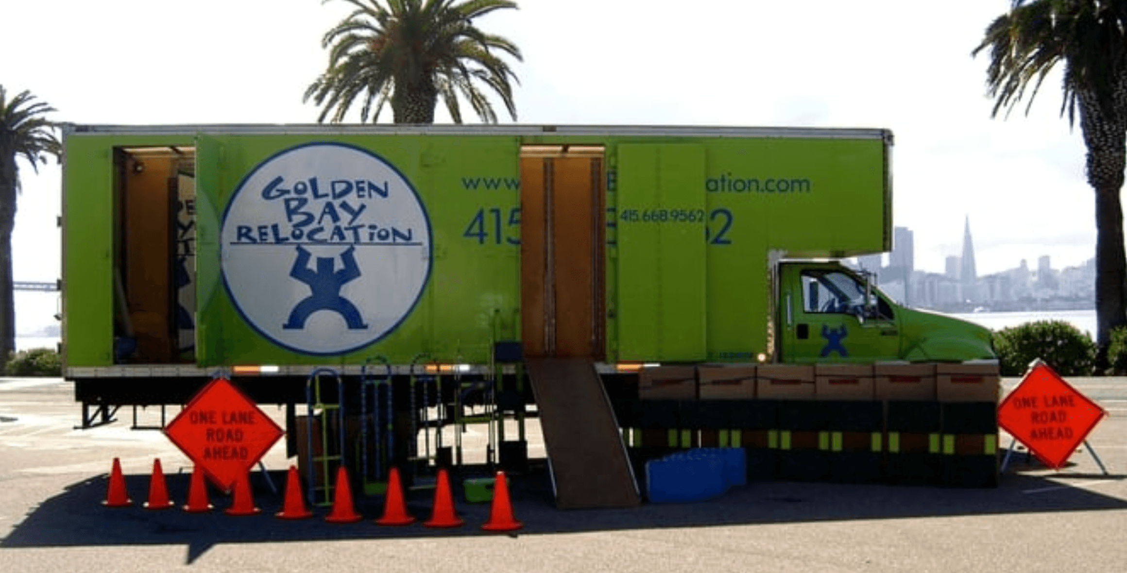 Golden Bay Relocation moving truck