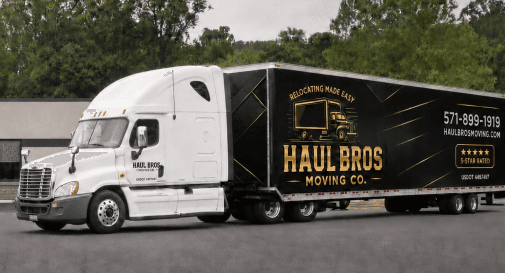 Haul Bros Moving Co moving truck