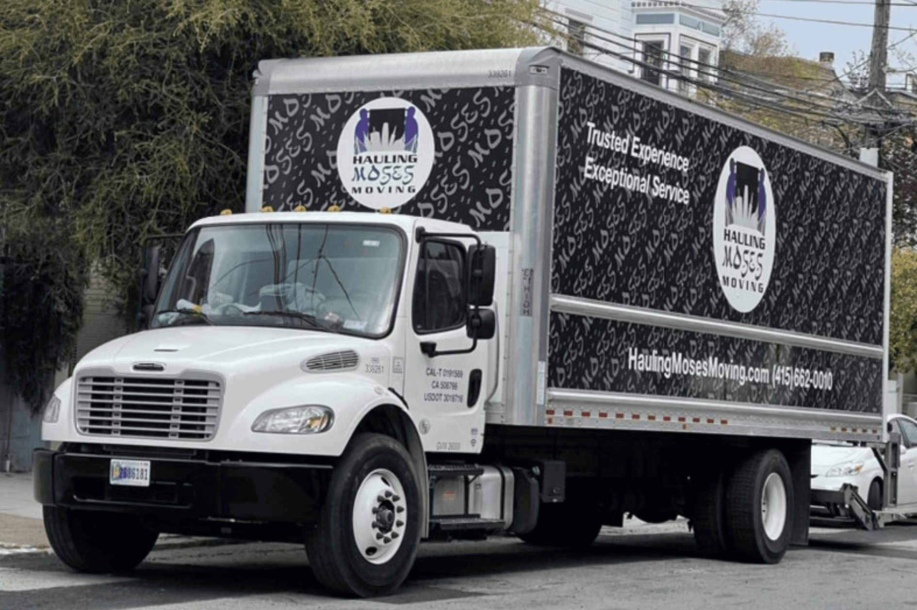 Hauling Moses Moving moving truck