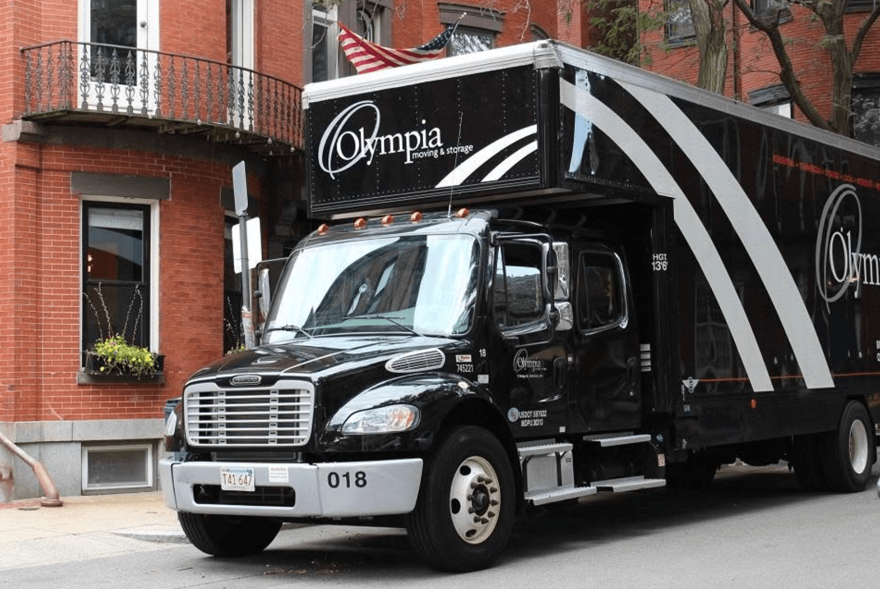 Olympia Moving & Storage moving truck