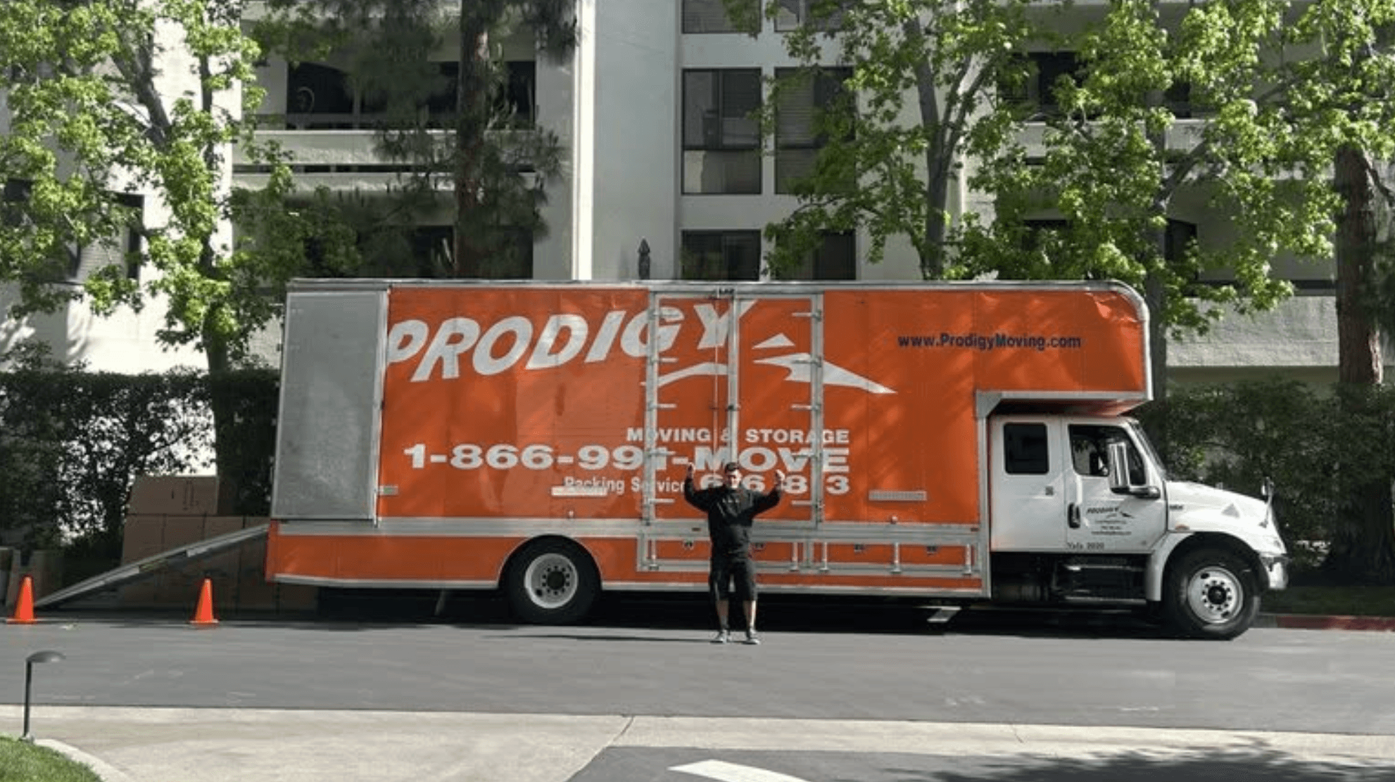 Prodigy Moving & Storage moving truck