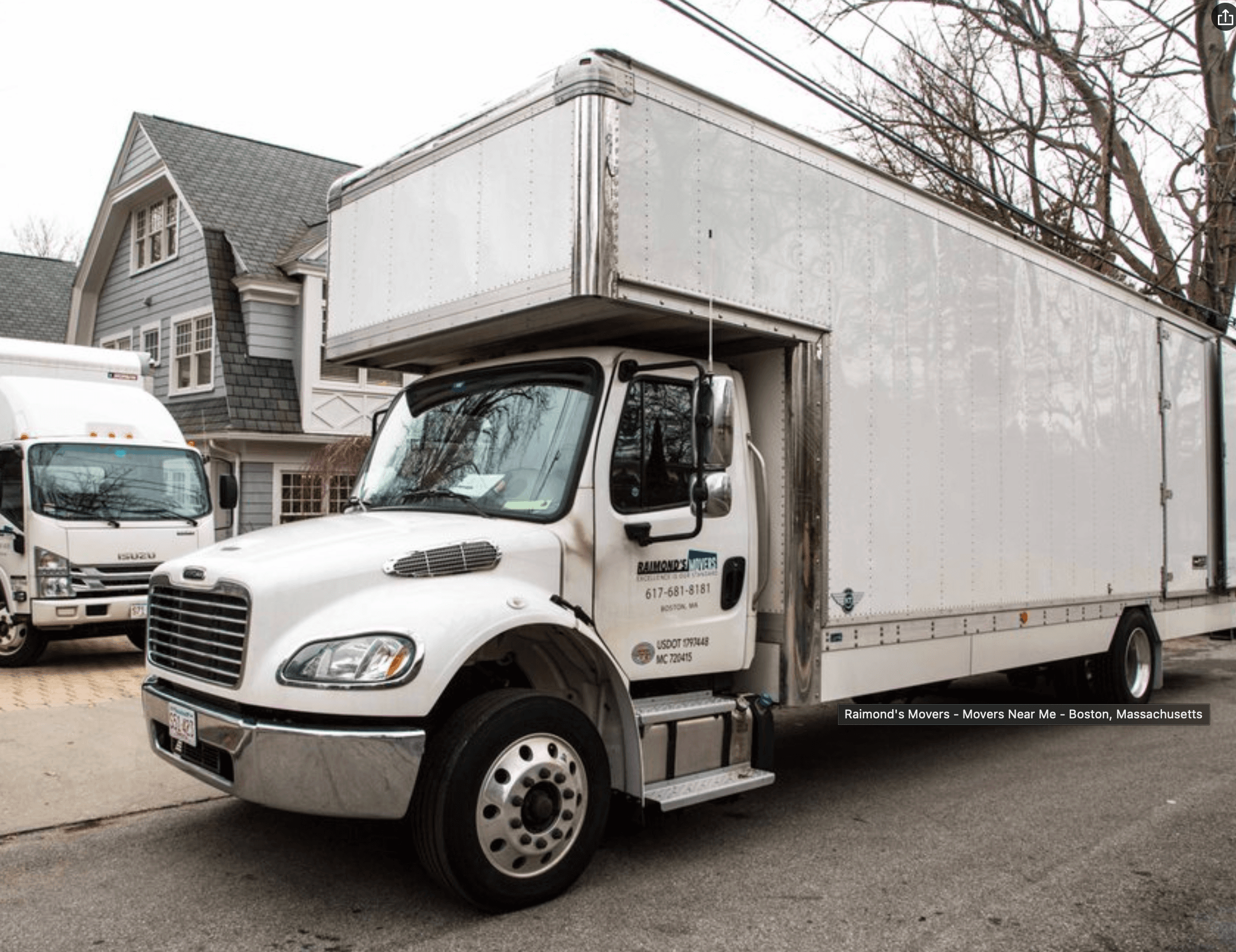 Raimond's Movers Inc moving truck
