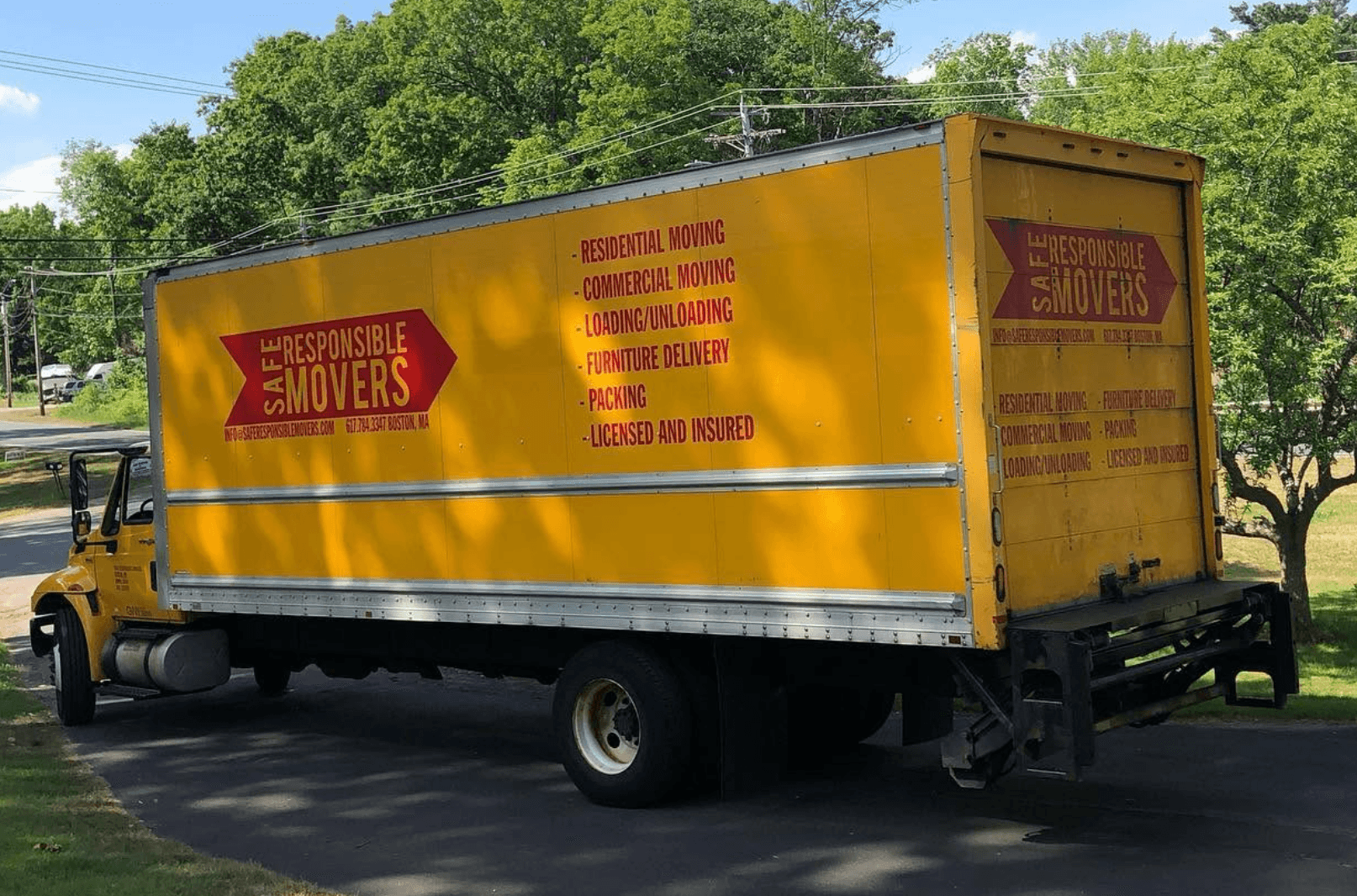 Safe Responsible Movers moving truck