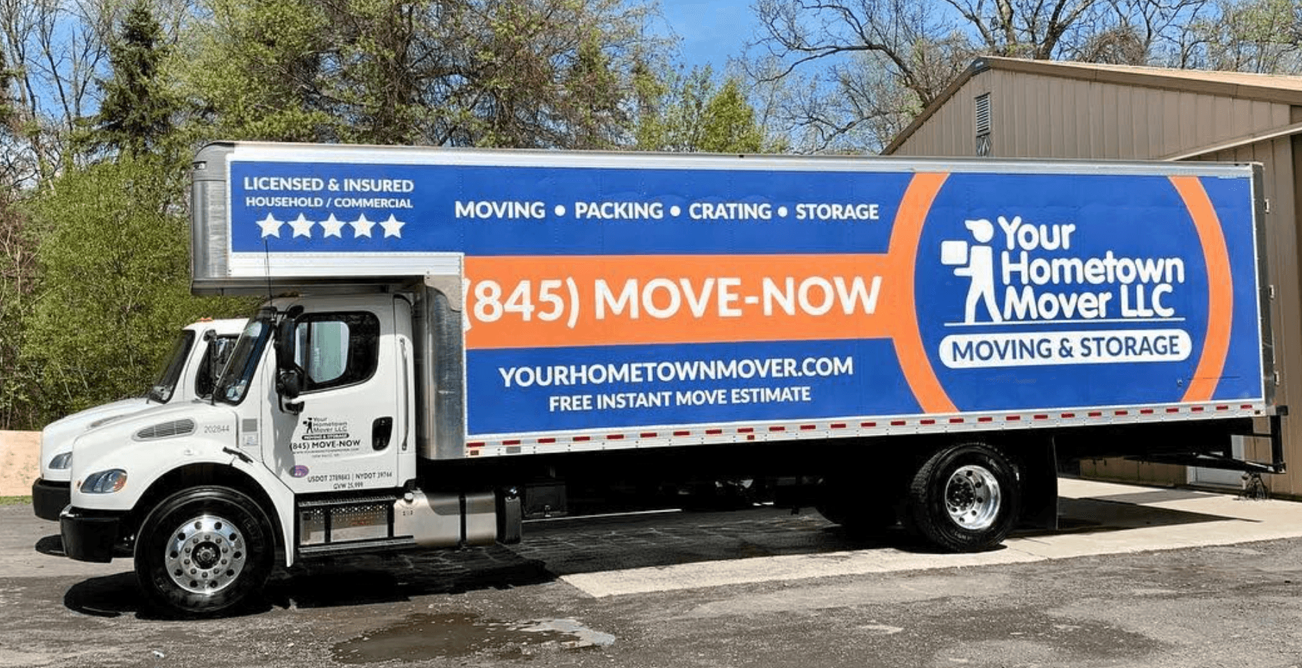 Your Hometown Mover moving truck