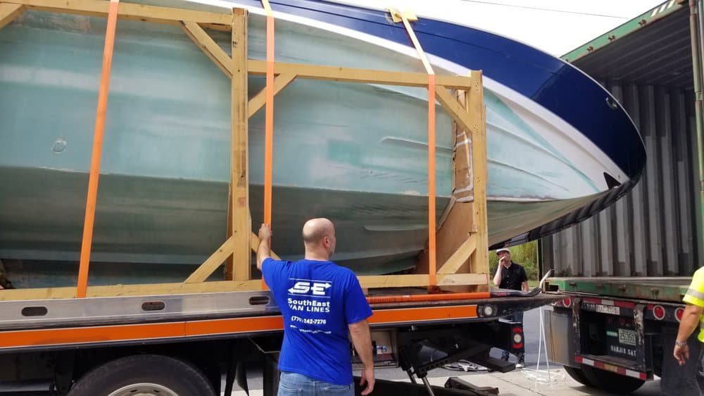 Specialty boat crating and shipping