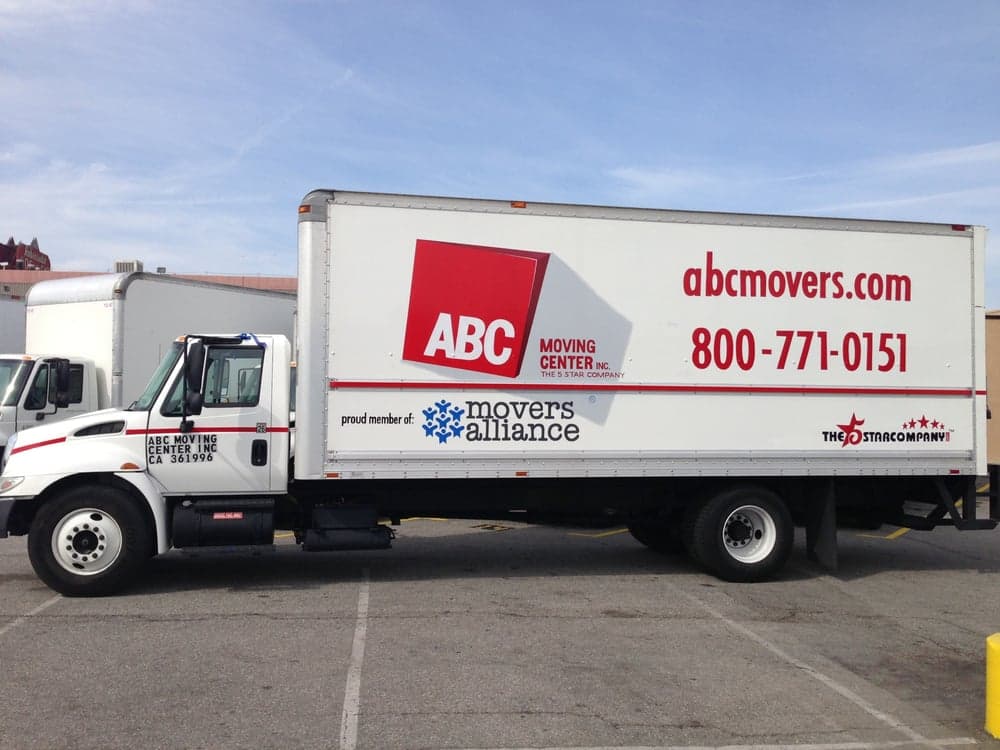 ABC Moving Center moving truck