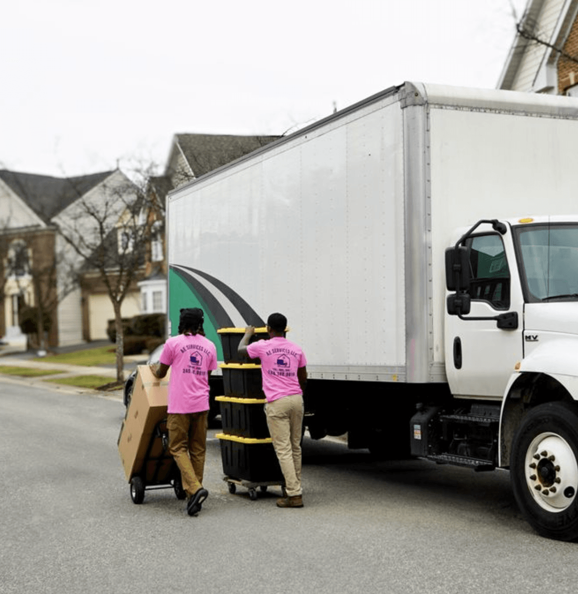 AE Services LLC moving truck