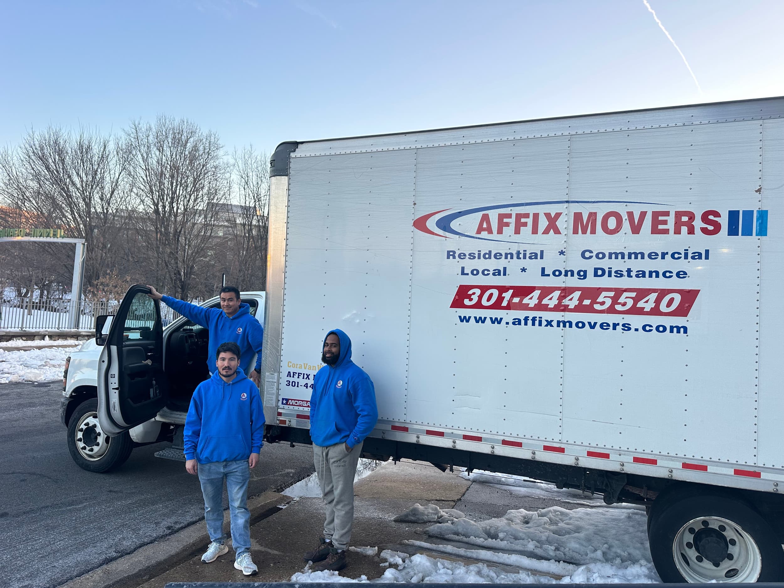 Affix Movers moving truck