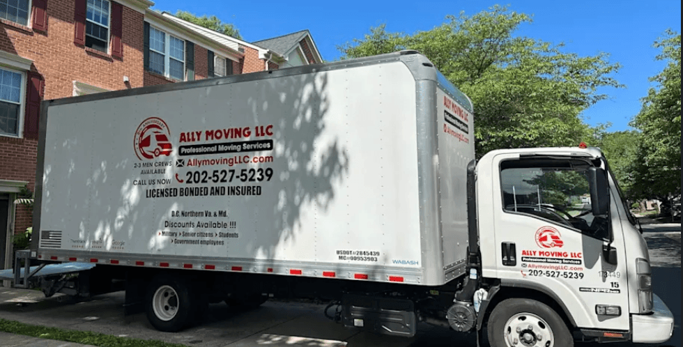 Ally Moving LLC moving truck