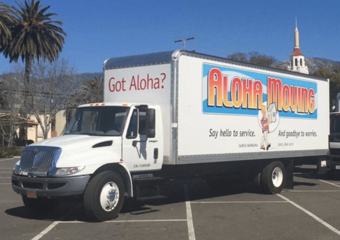 Aloha Moving moving truck