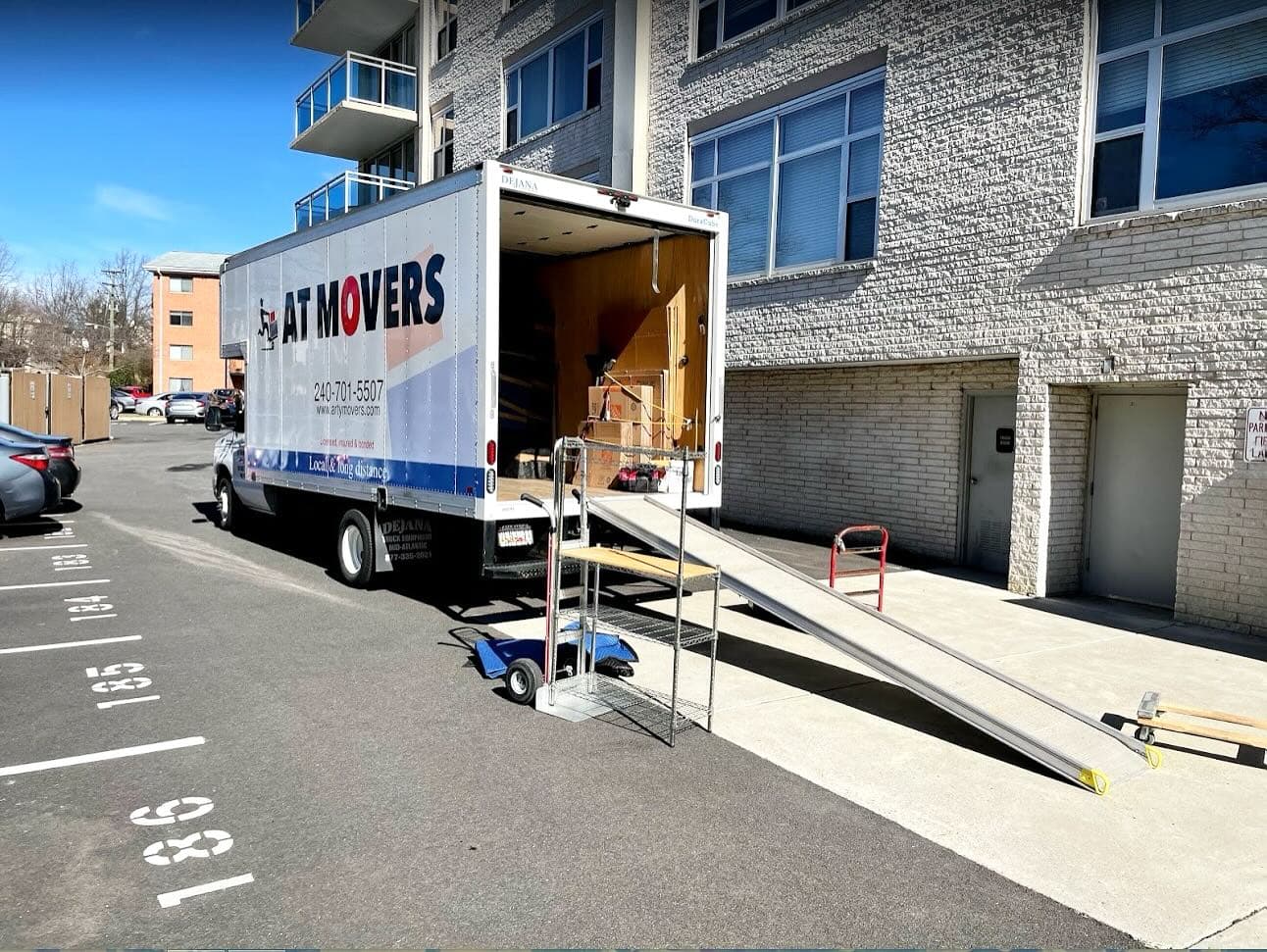 AT Movers LLC moving truck