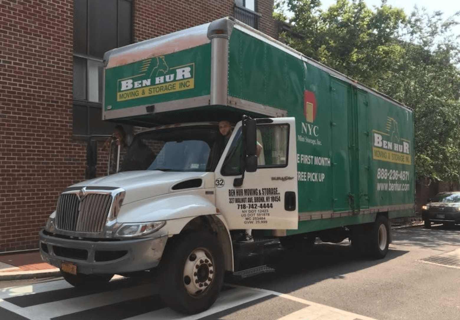 Ben Hur Moving and Storage truck