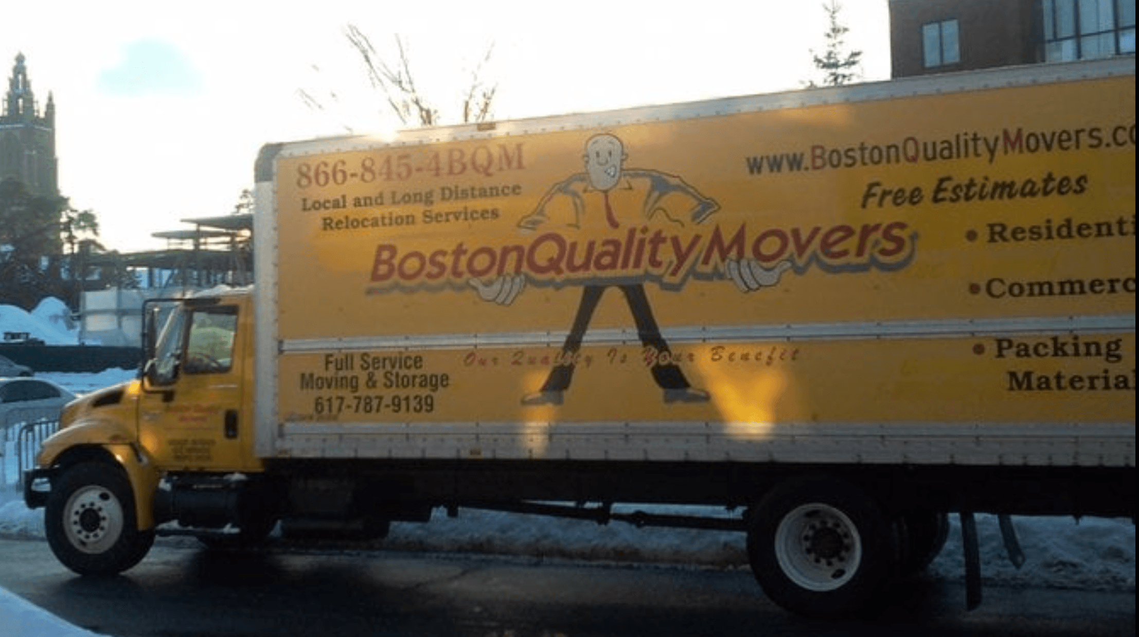 Boston Quality Movers truck