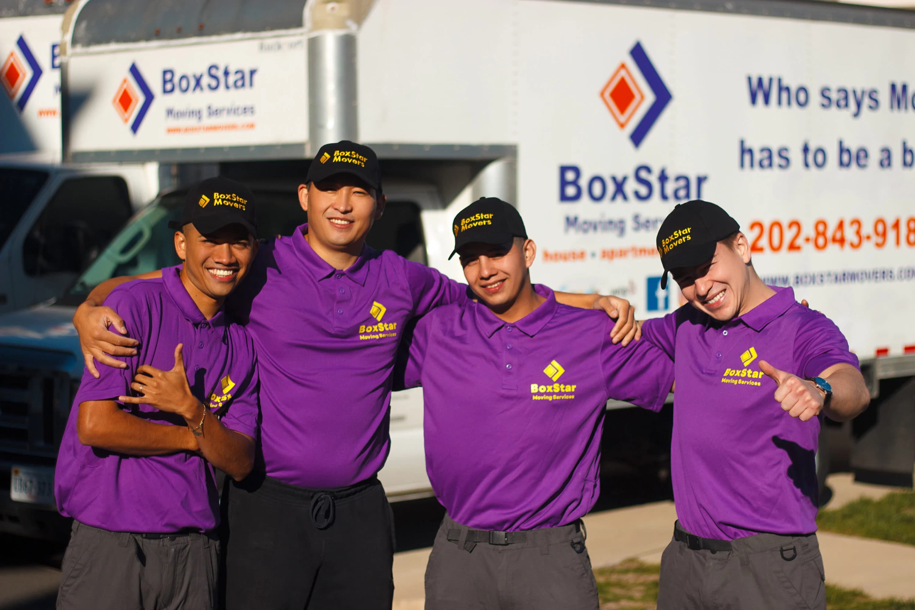 BoxStar Movers moving truck