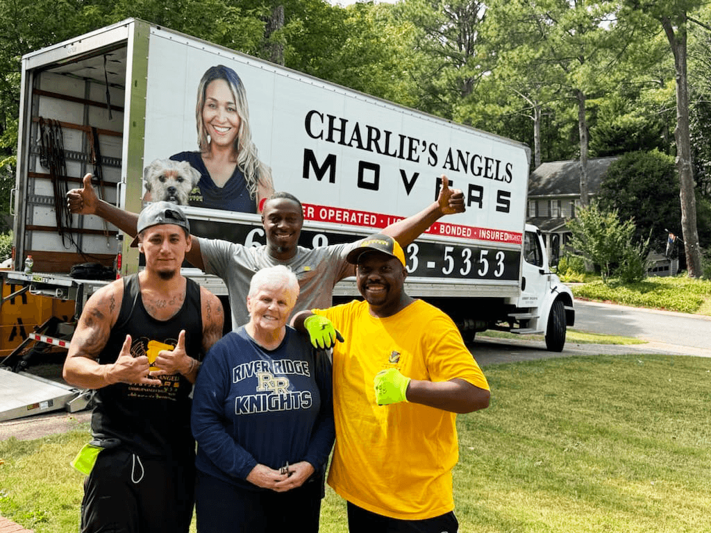 Charlie's Angels Movers, LLC moving truck