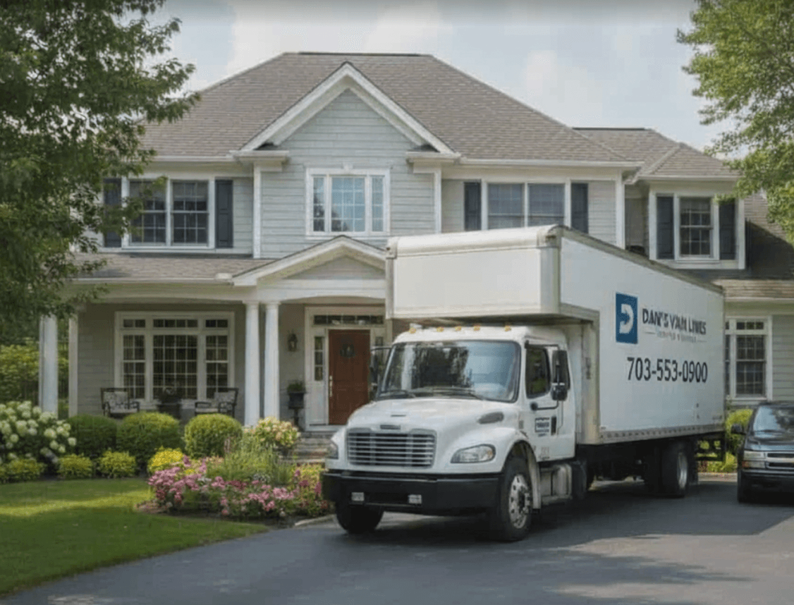 Dan's Van Lines moving truck