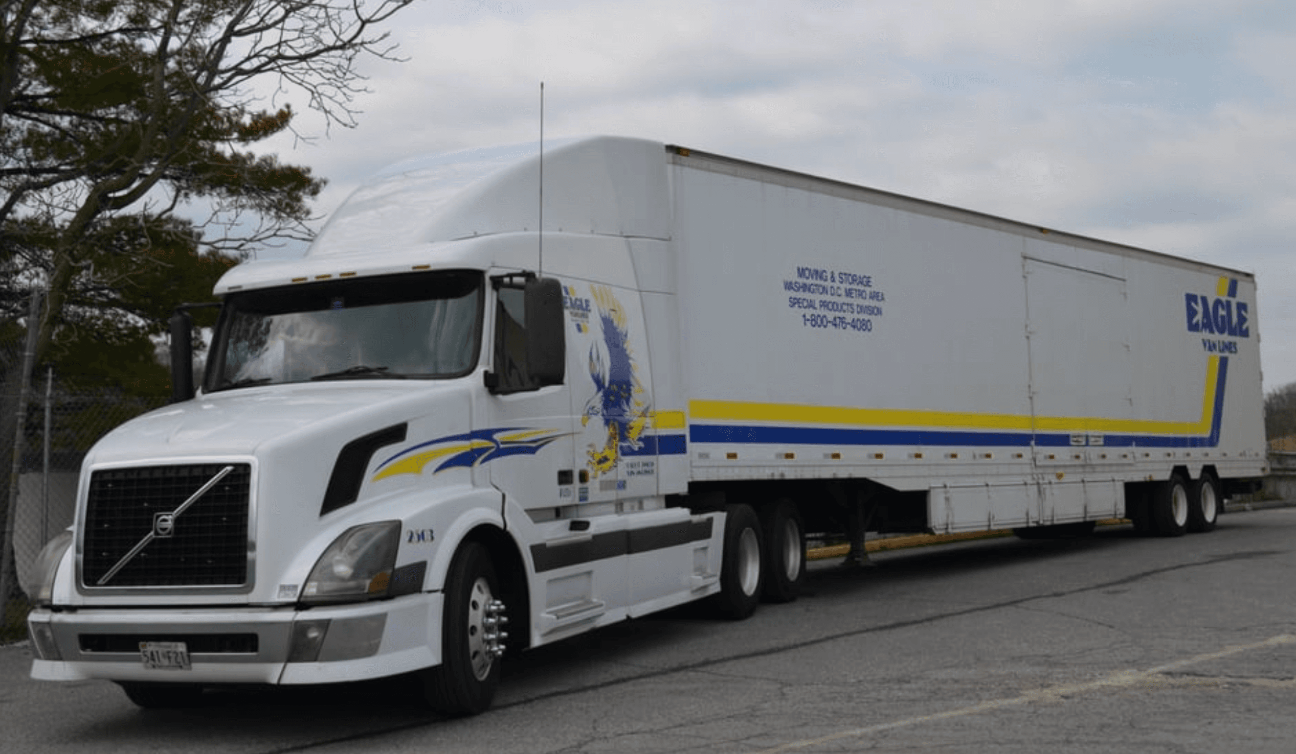 Eagle Van Lines Inc moving truck