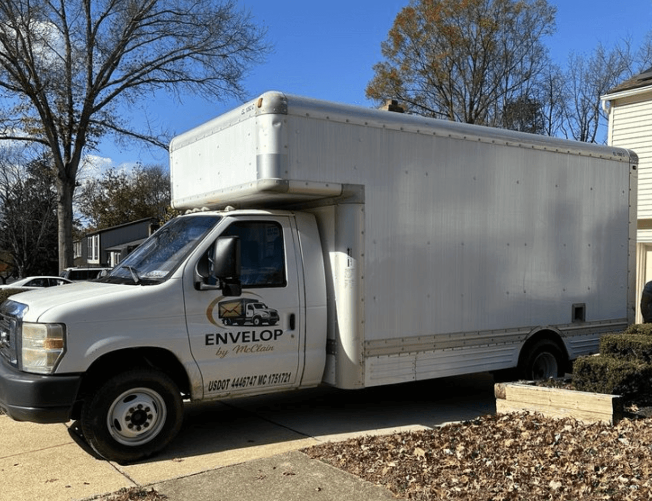 Envelop by McClain moving truck