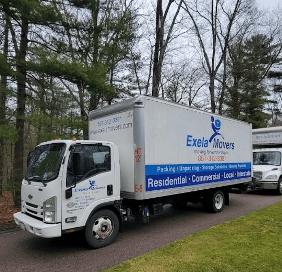 Exela Movers moving truck