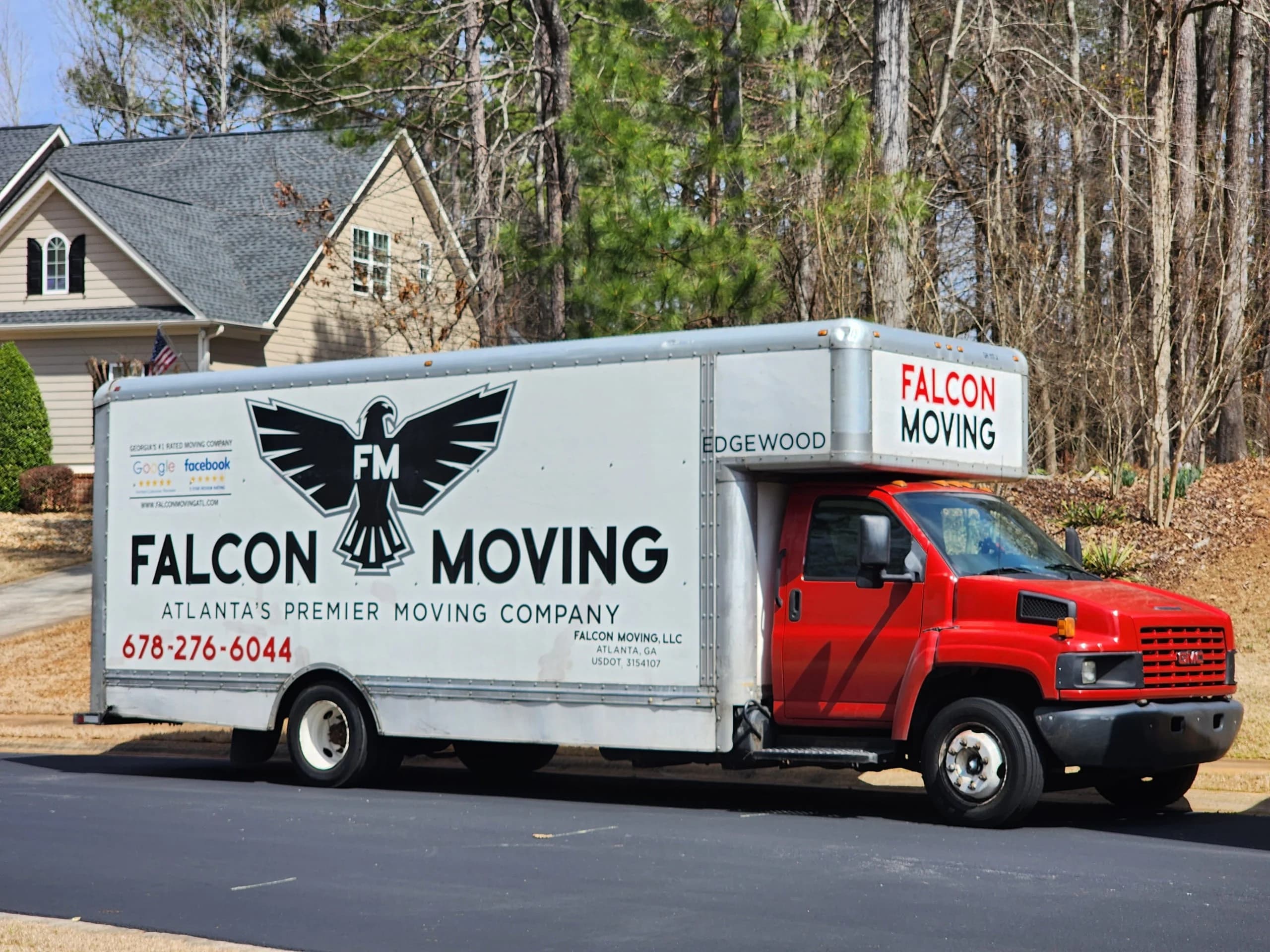 Falcon Moving LLC moving truck