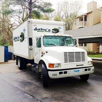 Jake's Moving and Storage moving truck