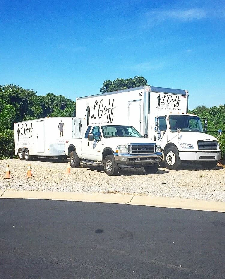 L'Goff Moving Services moving truck