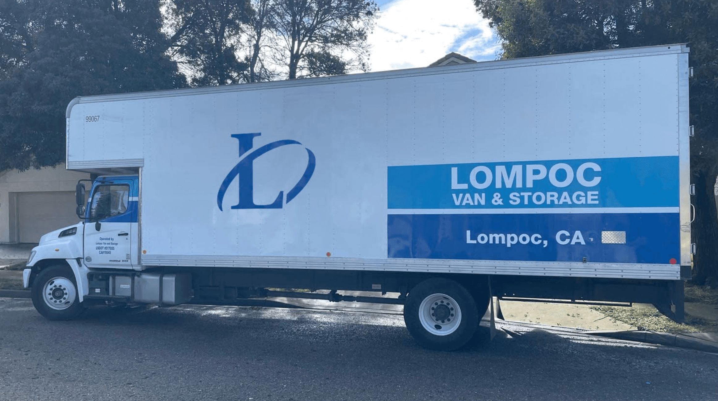 Lompoc Van & Storage moving truck