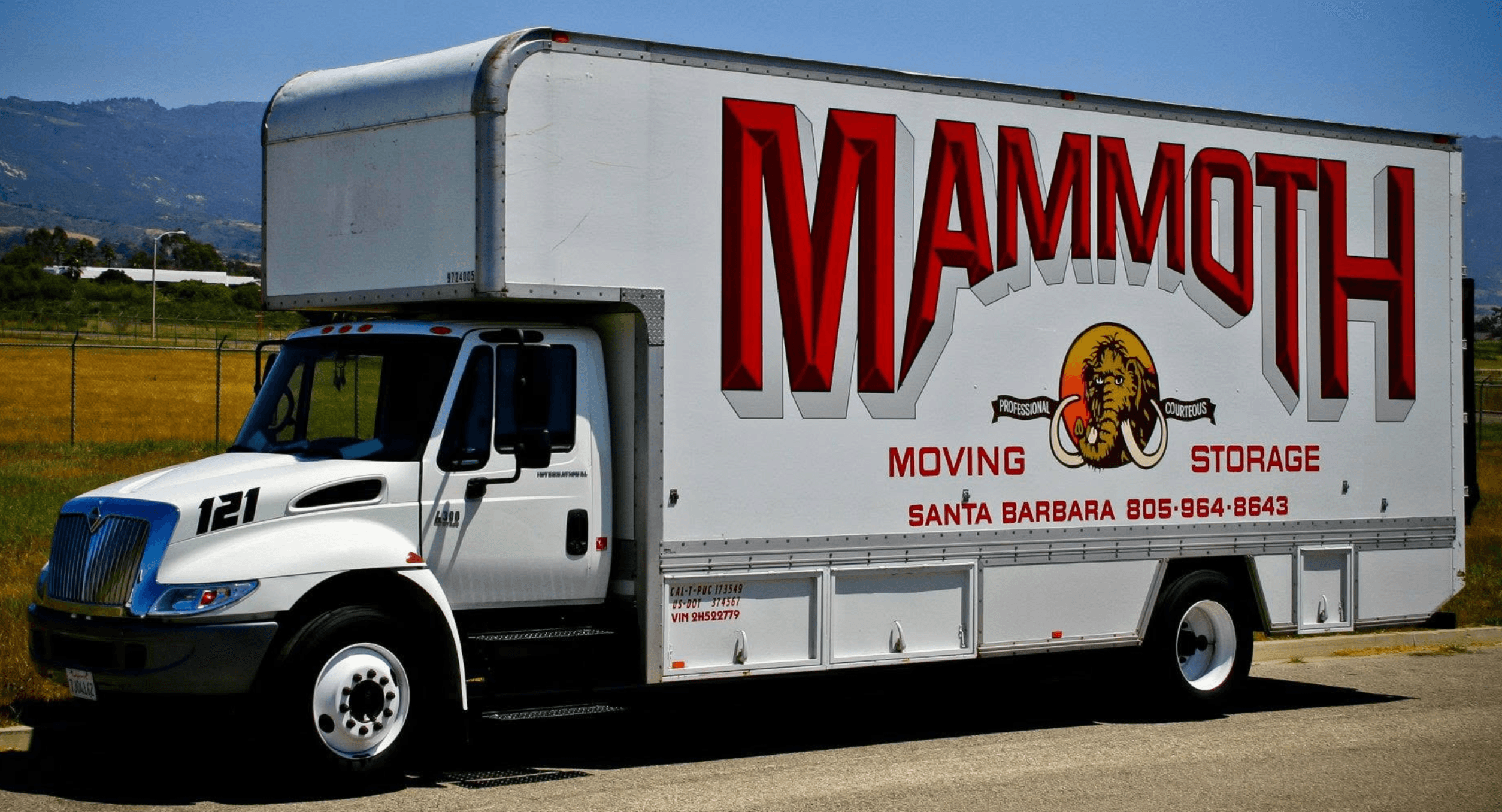 Mammoth Moving & Storage moving truck
