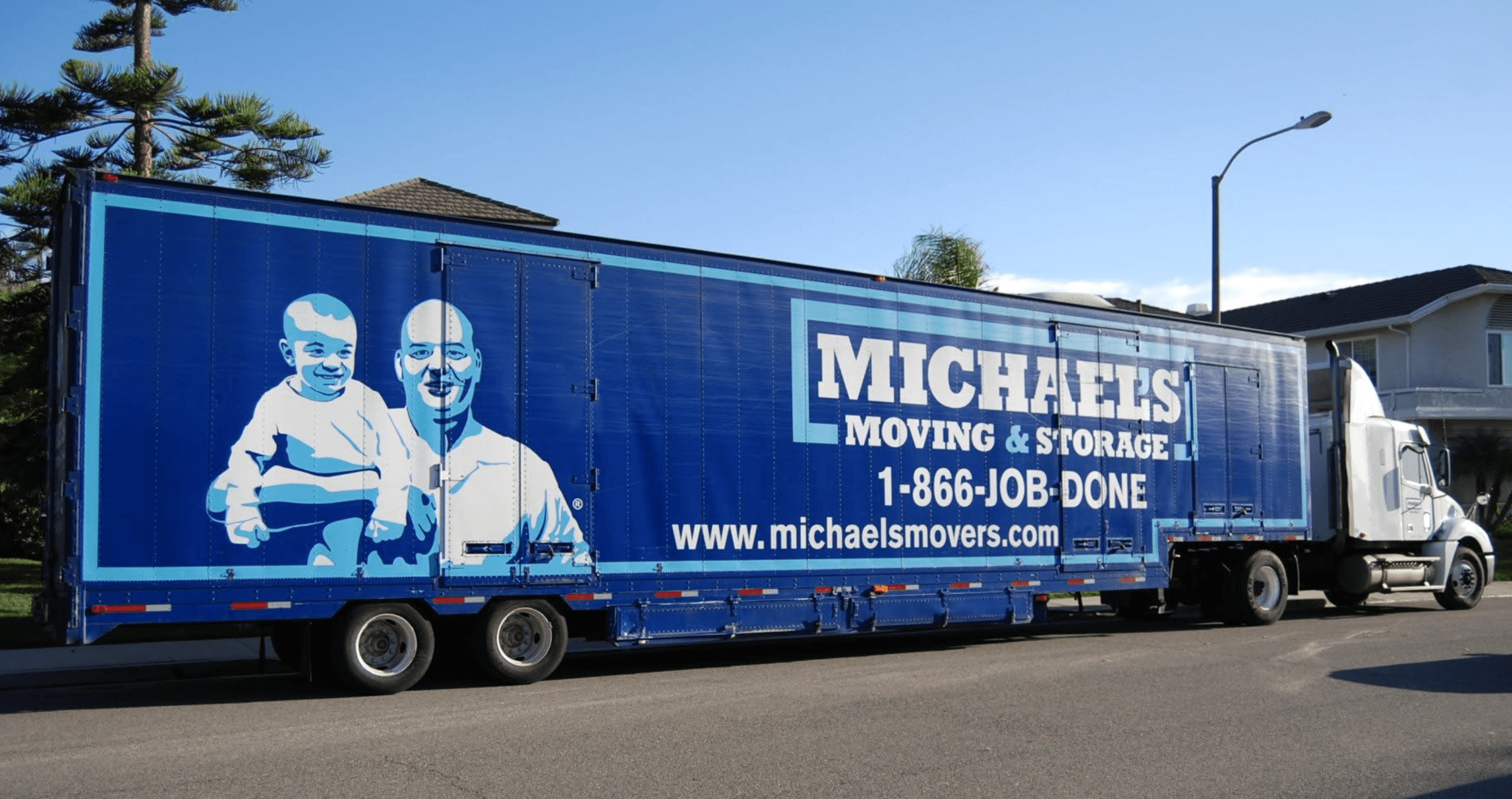 Michael's Moving and Storage moving truck