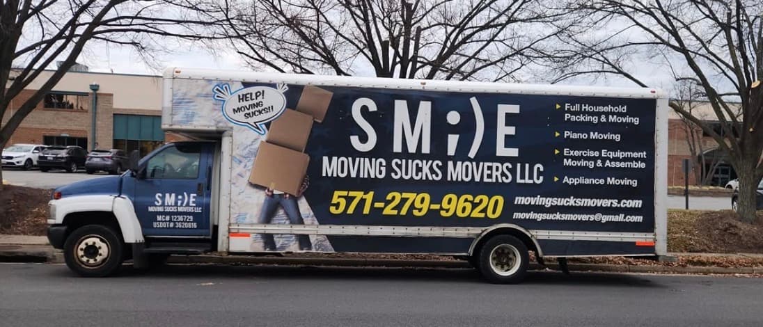 Moving Sucks Movers moving truck