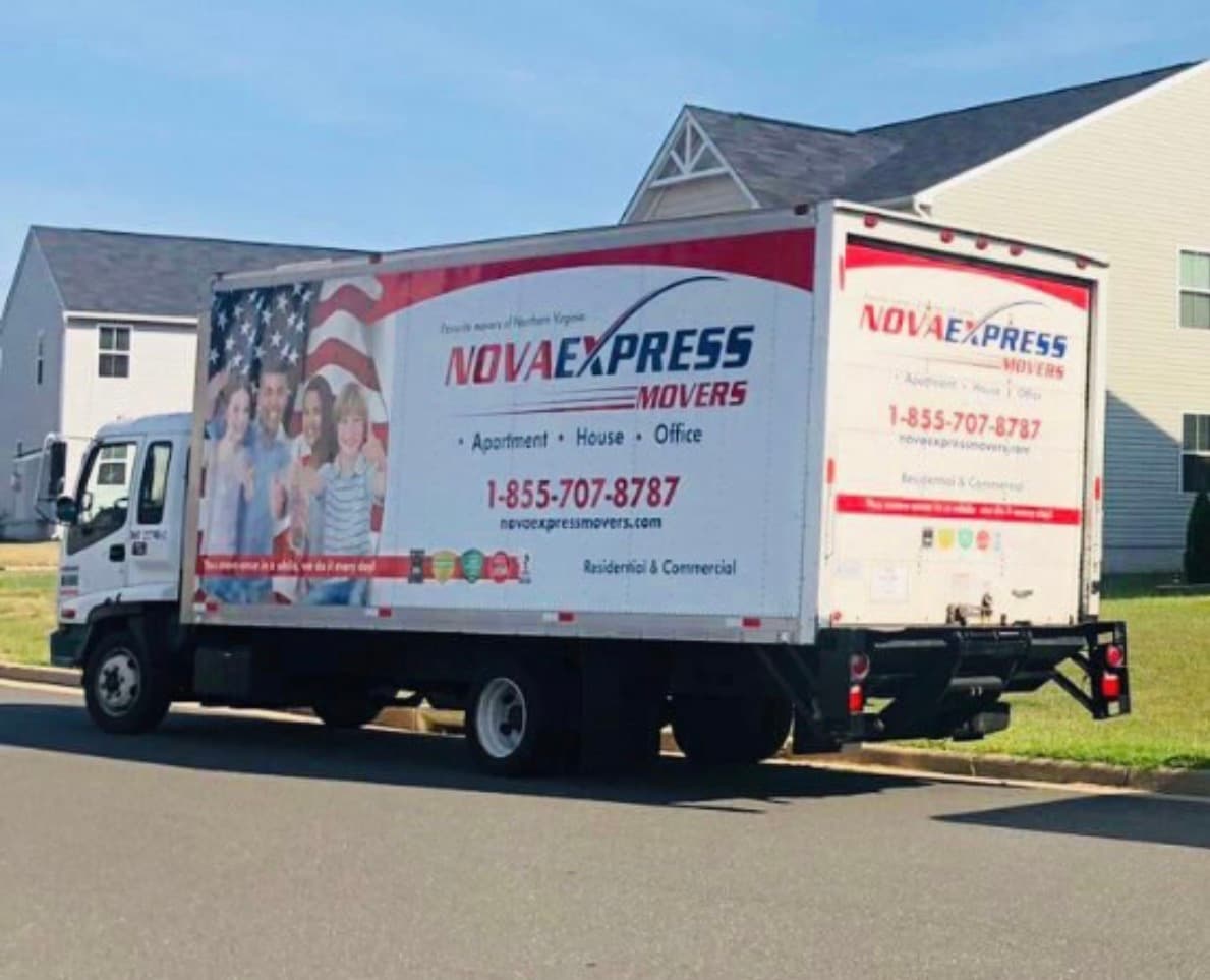 Nova Express Movers moving truck