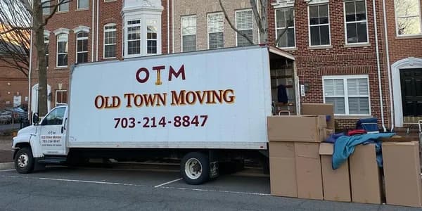 Old Town Moving moving truck