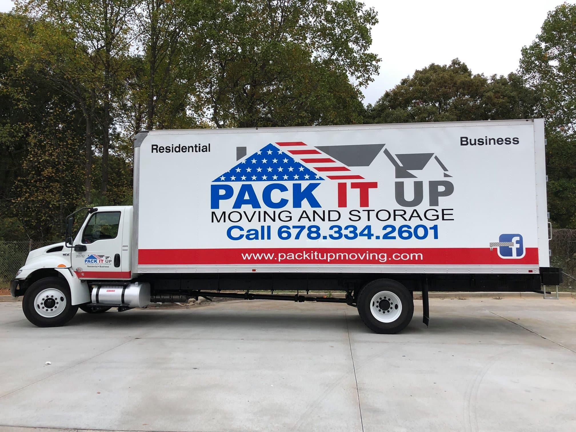 Pack It Up Moving & Storage moving truck