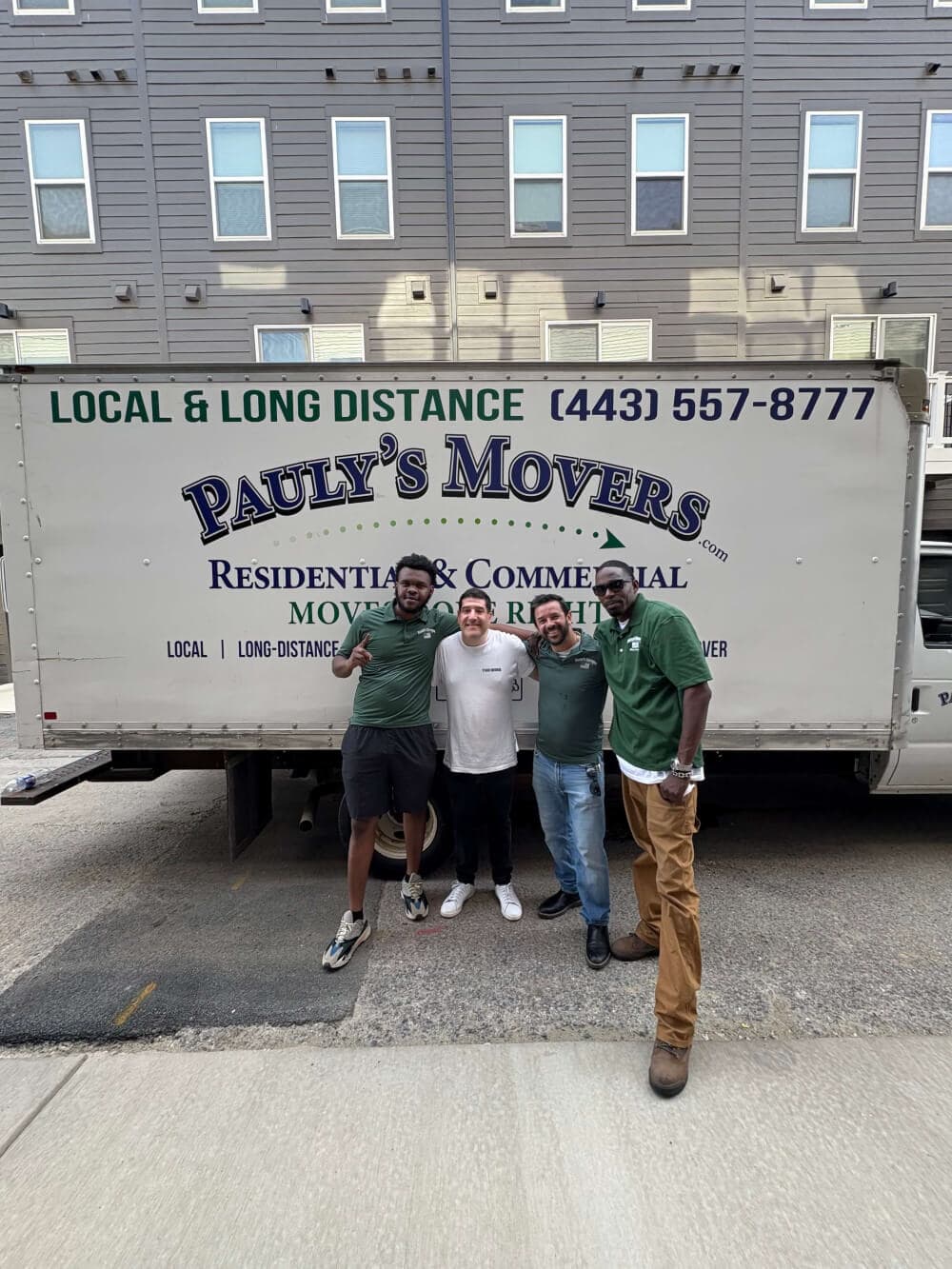 Pauly's Movers LLC moving company in 1 N Charles Street, Baltimore, MD