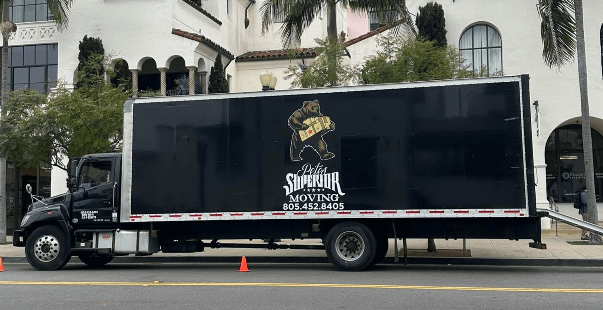 Pete's Superior Moving moving truck