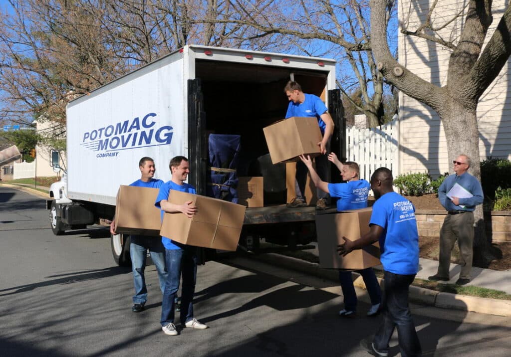 Potomac Moving Company LLC moving truck