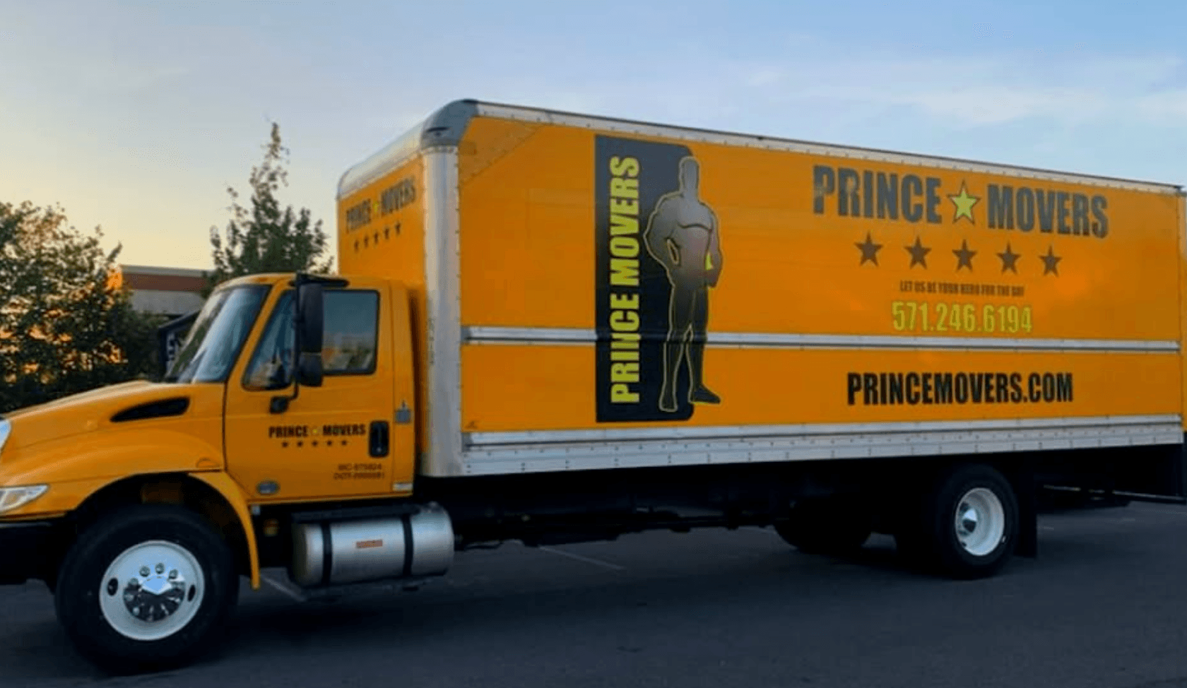 Prince Movers moving truck