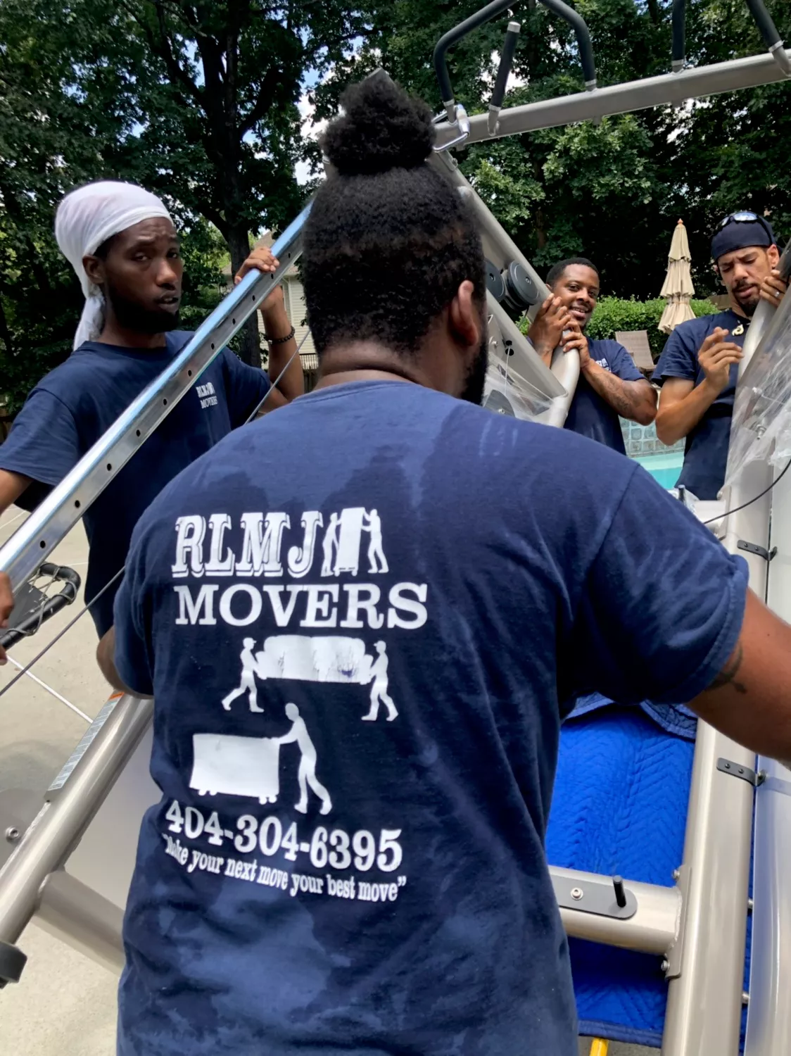 RLMJ Movers moving truck