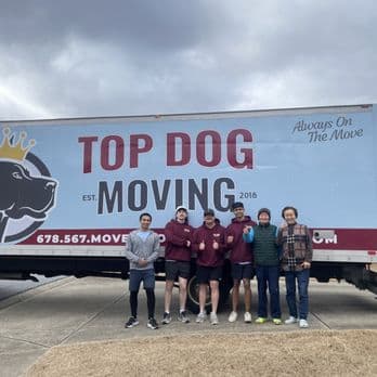 Top Dog Moving LLC moving truck