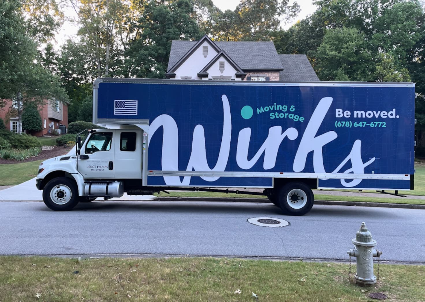 Wirk's Moving & Storage, Inc. moving truck