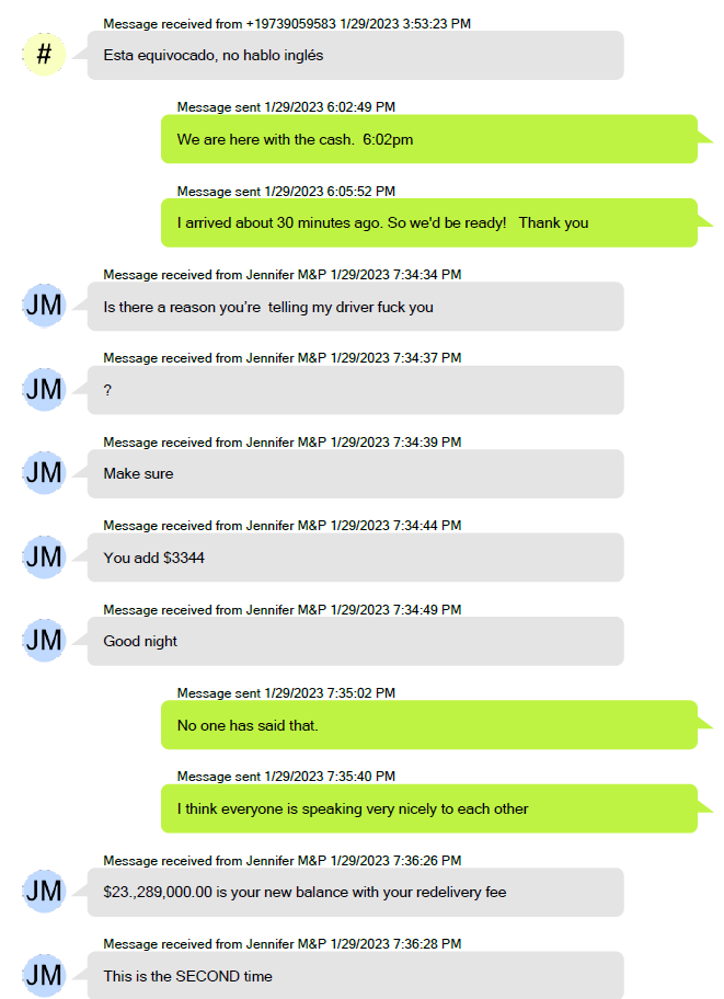 Evidence from Operation Protect Our Moves