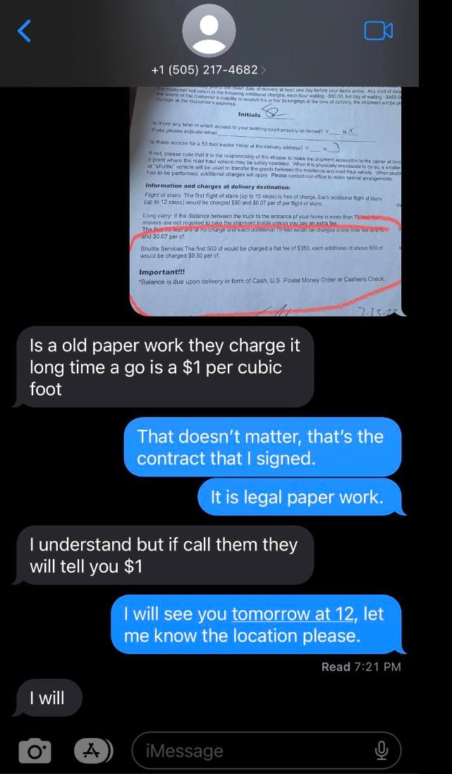 Evidence from Operation Protect Our Moves