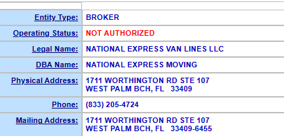 Evidence from Operation Protect Our Moves