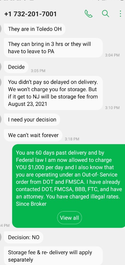 Evidence from Operation Protect Our Moves