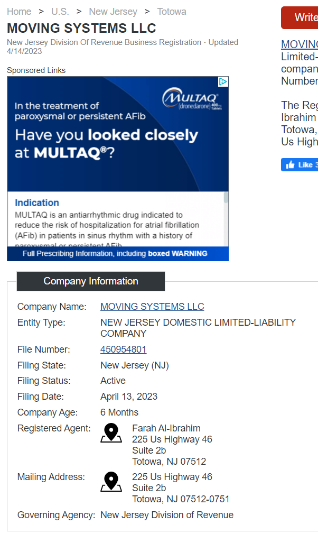 Evidence from Operation Protect Our Moves